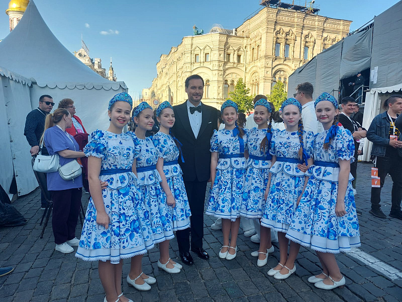 Челнинские «Бусинки» выступили на Красной площади
