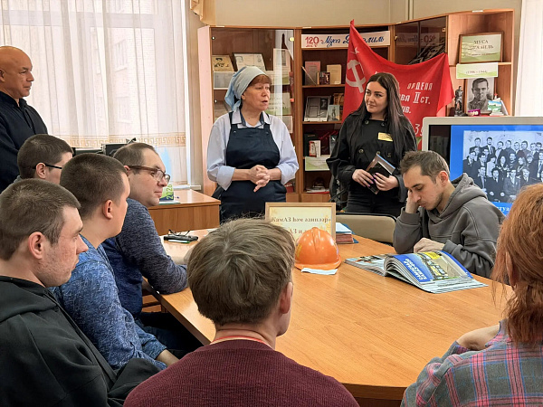 The library held a literary hour for the Trust's wards