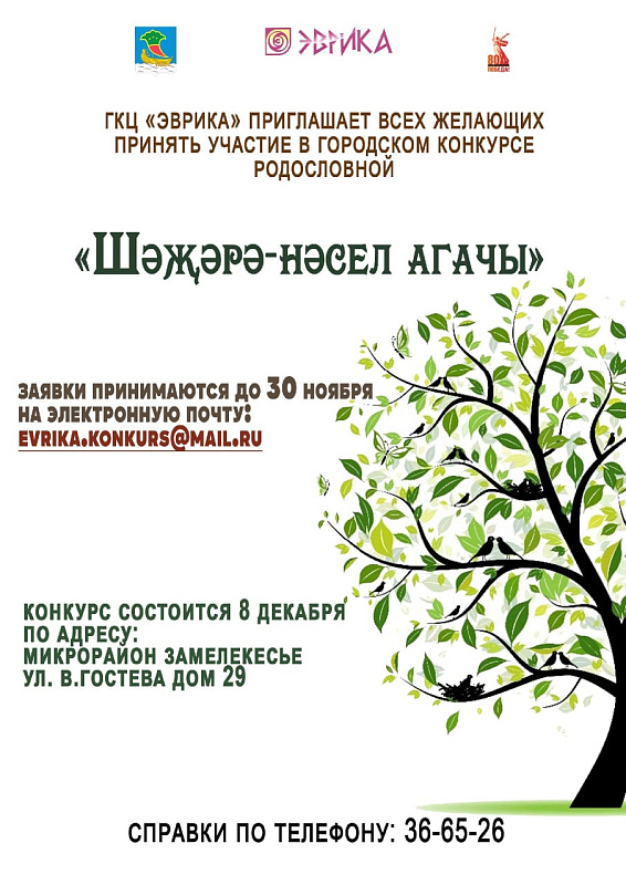 Челнинцы могут заявиться на конкурс «Шәҗәрә – нәсел агачы»