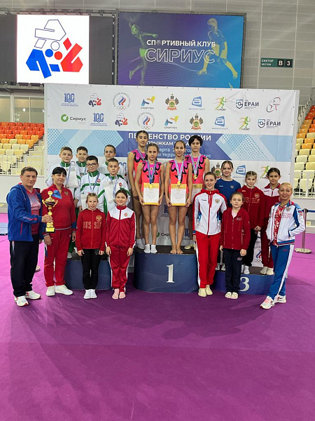 Челнинские гимнасты выиграли первенство России