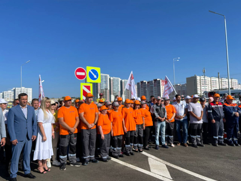 День строителя-2023: открыто движение на развязке под мостом реки Мелекеска